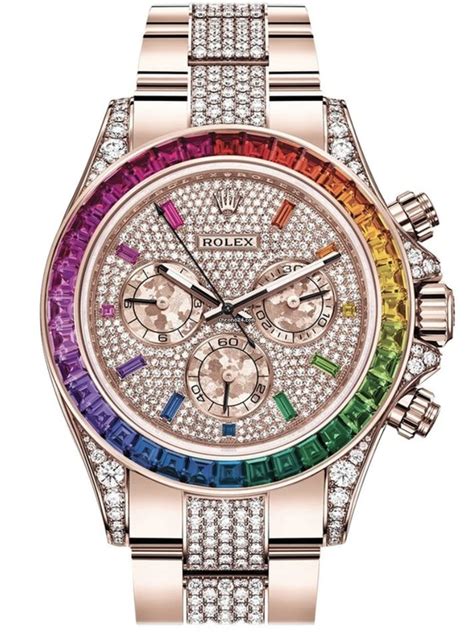 reloj rolex daytona rainbow|rolex rainbow 2021 price.